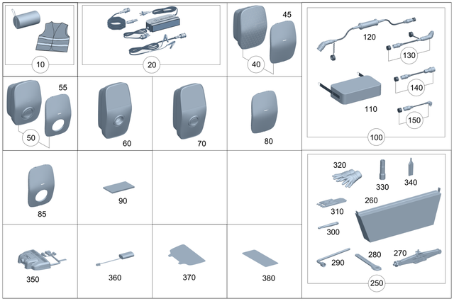 9099890100 - Tool and Safety: Parts Kit, Precut Part for Mercedes-Benz Image