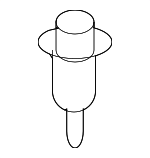 90467A0008 - Body: Grille Assembly Upper Clip for Scion: tC, xB | Toyota: 4Runner, Avalon, Camry, Celica, Corolla, FJ Cruiser, Highlander, Land Cruiser, Matrix, MR2 Spyder, Paseo, Prius, RAV4, Sequoia, Sienna, Solara, Tacoma, Tercel, Tundra, Yaris Image