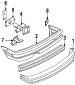 895807311BGRU - Body: Outer Cover for Audi: Cabriolet, Coupe Quattro Image