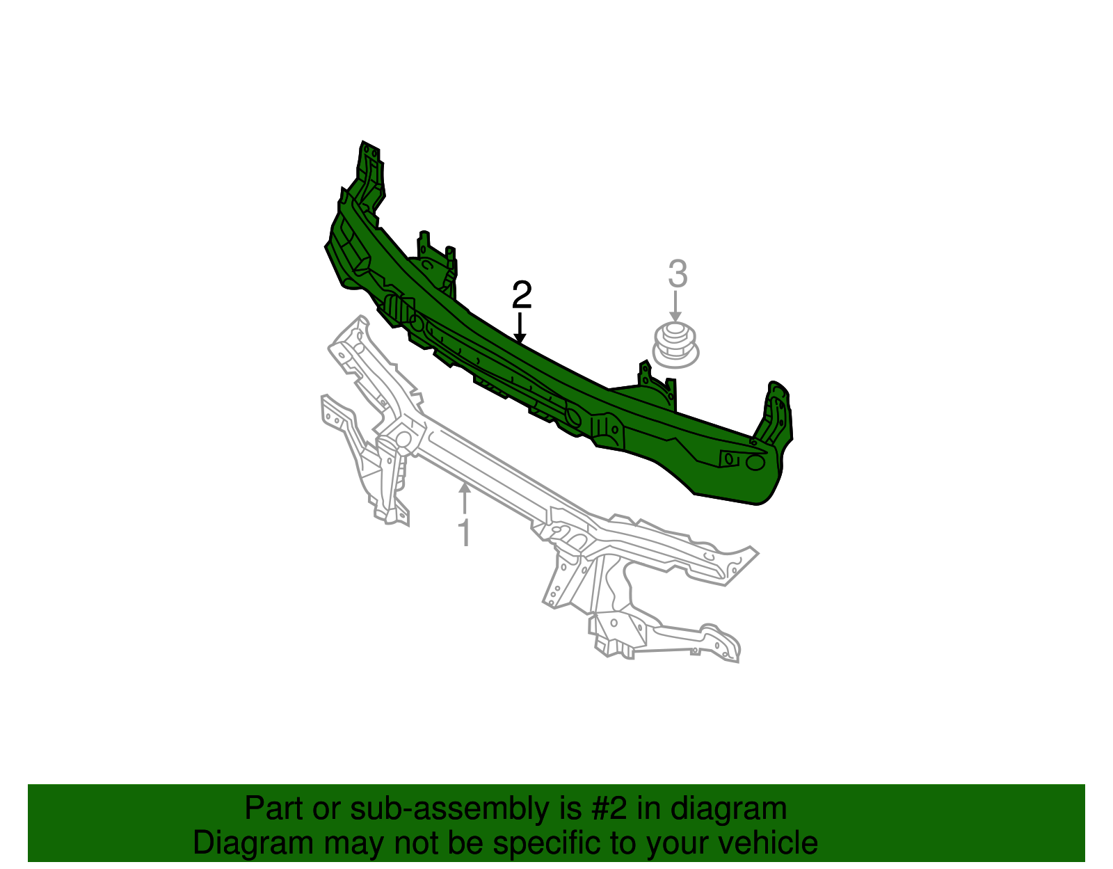 Front Cross-Member - BMW (51718402831)