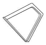 87810K0120 - Body: Quarter Glass for Kia: Soul Image
