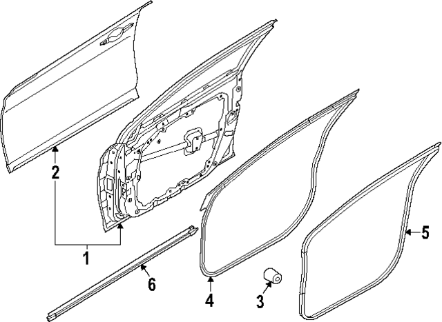 76004GG000 - : Door Shell for Kia Image