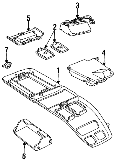 Overhead for 1991 Chrysler LeBaron #0