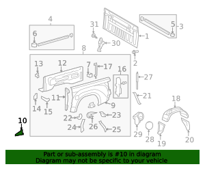 2007-2013 Toyota Tundra Stone Guard 66245-0C020 | OEM Parts Online