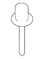 9026903064 - Body: Lower Molding Rivet for Lexus: ES300, ES330 Image