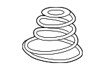 99734353141504 - Suspension: Spring for Porsche: 911, Boxster, Cayman Image