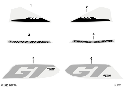 Stickers, Labels, Adhesive Film Strips for 2024 BMW-Motorrad C 400 GT #0