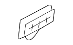 83413C1000 - Body: Door Glass Holder for Hyundai Image