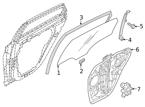 Rear Door for 2025 Hyundai Sonata #0