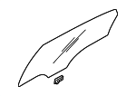 83410L1010 - Body: Door Glass for Hyundai Image