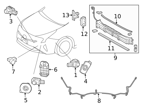 Automatic Temperature Controls for 2020 Toyota Prius Prime #1