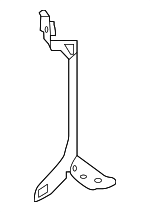 2545202200 - Body: Bracket for Mercedes-Benz Image