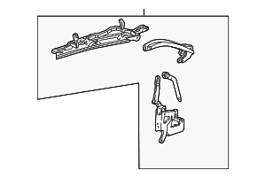 F8ZZ7653105AA - : Side Rail Link Assembly for Ford: Mustang Image