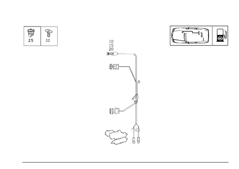 Fuel Pump Cable for 1993 Mercedes-Benz 600SL #0