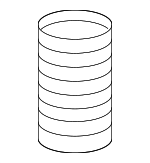 1J0711197A - Body: Lever Assembly Spring for Volkswagen: Beetle, Eos, Golf, Golf R, GTI, Jetta, Passat, R32, Rabbit Image