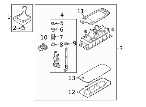 Gear Shift Control for 2013 Volkswagen Golf R #0