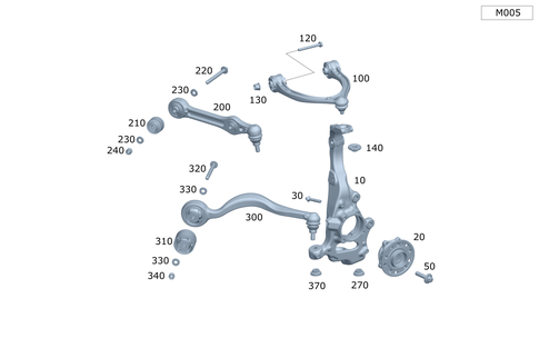 4MATIC&reg; Steering Knuckle and Transverse Control Arm for 2023 Mercedes-Benz E63 AMG S #0