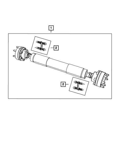 Drive Shaft for 2021 Dodge Durango #1