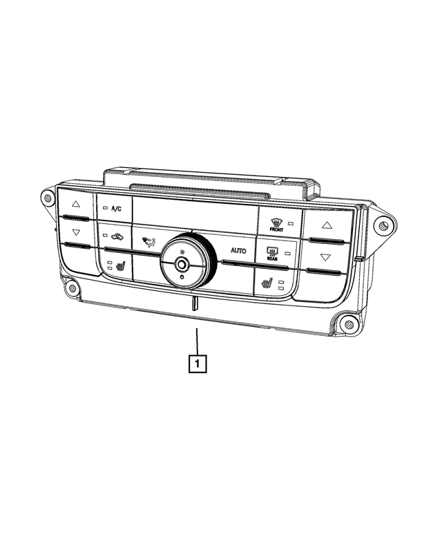 55111925AS - Electrical: A/c And Heater Control for Mopar Image image