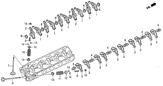 Valve - Rocker Arm for 1994 Acura Vigor #0