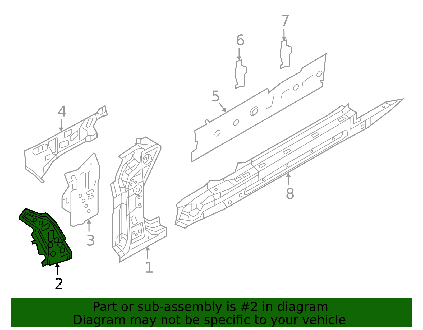 【みオーダーページ】 N243-70-291 - Body A-Pillar Reinforcement - 2016-2025 Mazda MX-5