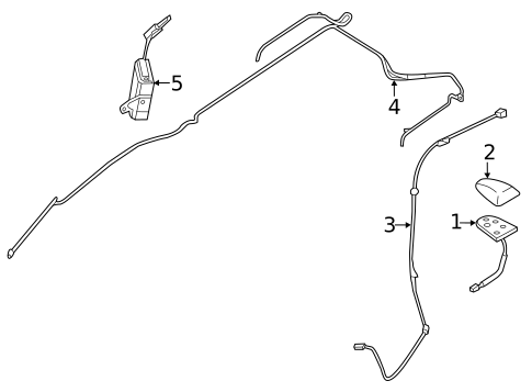 Antenna & Radio for 2012 Nissan Quest #0
