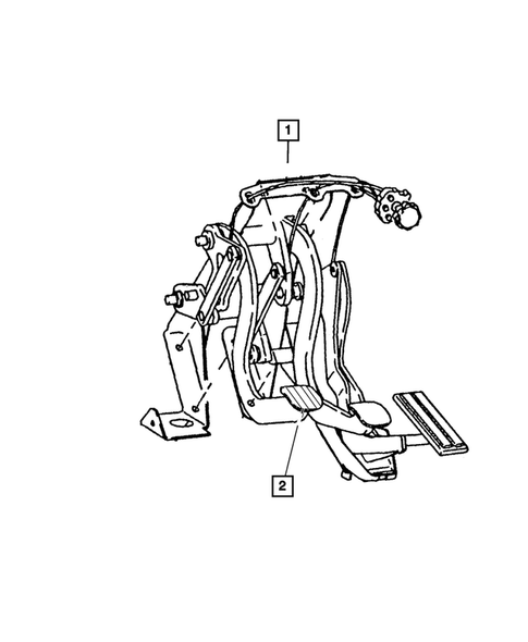 Clutch Pedals for 2001 Dodge Viper #0