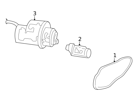 Side Marker Lamps for 2002 Ford Thunderbird #0
