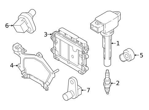 Ignition System for 2020 Toyota Yaris #0