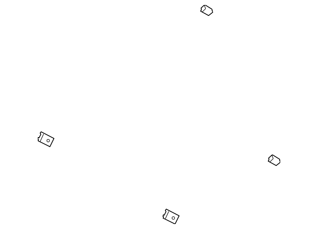 Headliner Bracket - Porsche (9Y0-861-688-1E0)
