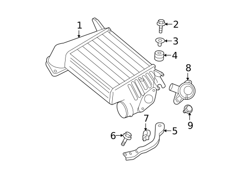 Intercooler for 2006 Subaru Legacy #0