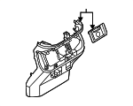 PC3Z26045E24AB - Body: Rear Trim Panel for Ford Image