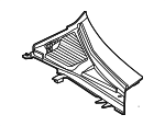 2968307400 - Body: Cowl Grille for Mercedes-Benz Image