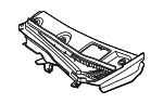 2968307300 - Body: Cowl Grille for Mercedes-Benz Image