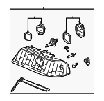 4D0941003AB - Electrical: Headlamp Assembly for Audi: A8 Quattro, S8 Image