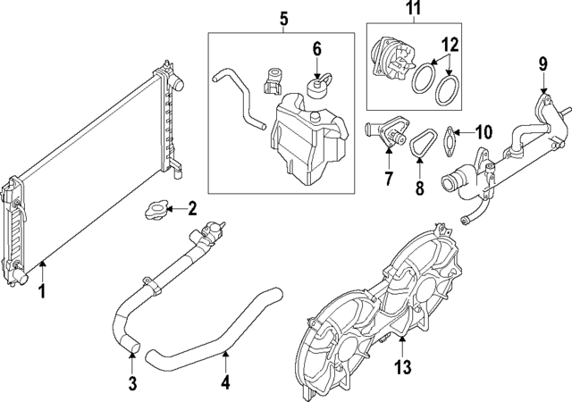 13050JA10A - : Thermostat Gasket for Nissan Image