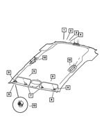 1ED45BD1AA - Interior Trim: Headliner for Mopar Image