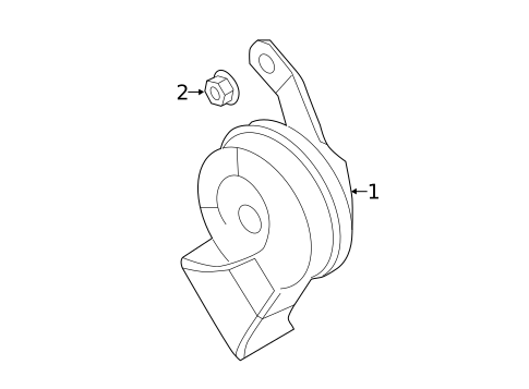 Horn for 2018 Chevrolet Spark #0