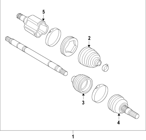 Axle Shafts & Joints for 2017 Cadillac XT5 #0