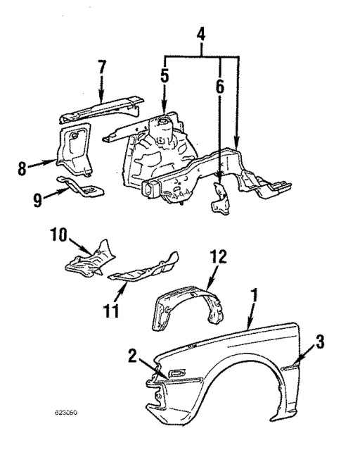 Fender for 1987 Mitsubishi Tredia #0