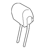 20697084001D01 - Body: Headrest, Center for Mercedes-Benz: C 300, C 43 AMG&amp;reg;, C 63 AMG&amp;reg; S E Performance Image image