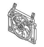 LR146883 - HVAC: A/C Condenser Fan Assembly for Land-Rover Image