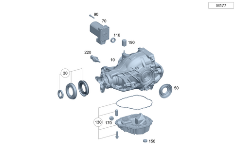 Rear Axle Differential for 2025 Mercedes-Benz AMG GT 55 #0