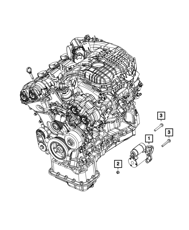 6102225AA - Electrical: Hex Head Screw And Washer for Mopar Image image