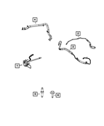 5006617AH - Steering: Power Steering Pressure Hose for Mopar Image