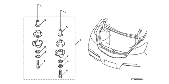 Cargo Hook for 2013 Acura TL #0