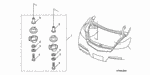 90438671000 - Accessory Components: WASHER, SPECIAL (6MM) for Acura Image