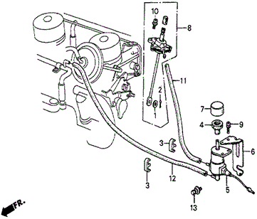 A/C Valve - Tubing (DX) for 1984 Honda Prelude #0