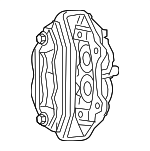 5175108AA - Brakes: Caliper for Chrysler: 300 | Dodge: Challenger, Charger, Magnum | Jeep: Grand Cherokee Image