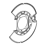 5170481AA - Brakes: Backing Plate for Chrysler: 300 | Dodge: Challenger, Charger, Magnum Image